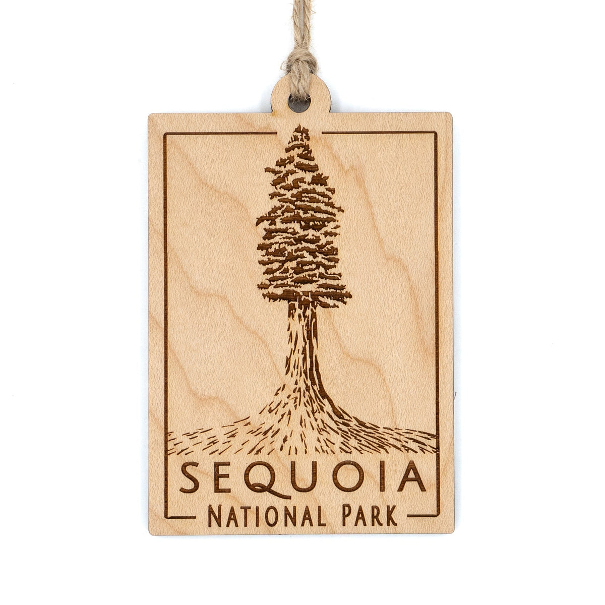 National + State Park Wood Ornament Case Pack [of 6]