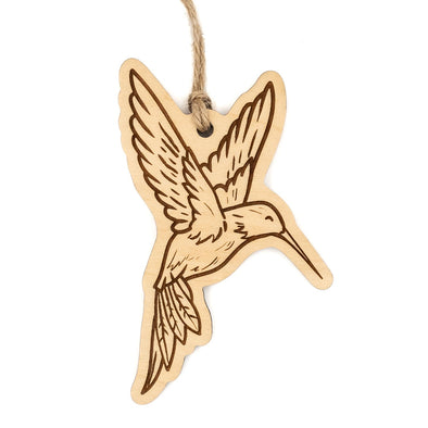 Hummingbird Wood Ornament