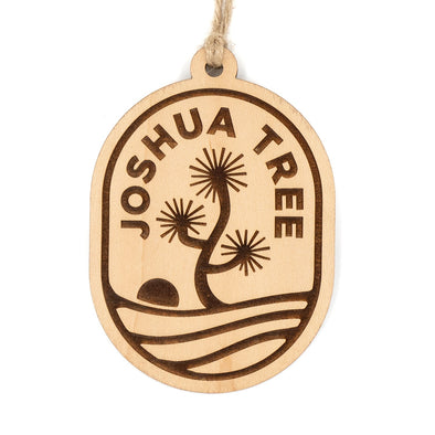 Joshua Tree Oval Wood Ornament