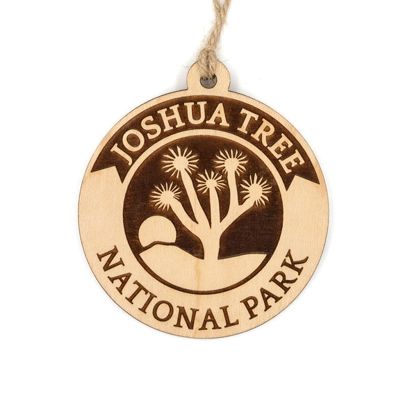 Joshua Tree Round Wood Ornament