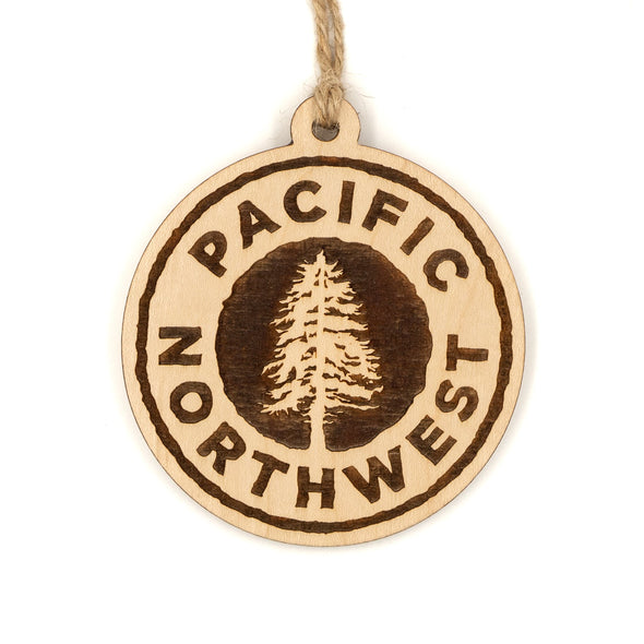 Pacific Northwest Tree Wood Ornament