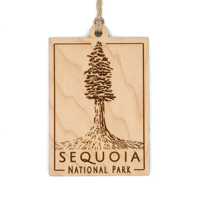 Sequoia National Park Wood Ornament