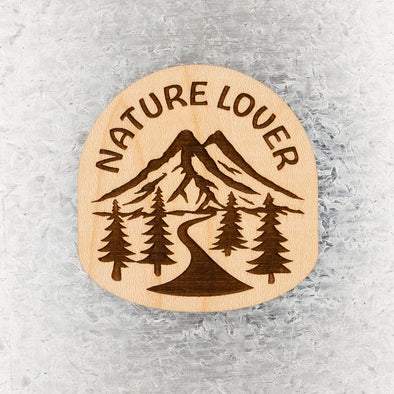 Nature Lover Wood Magnet