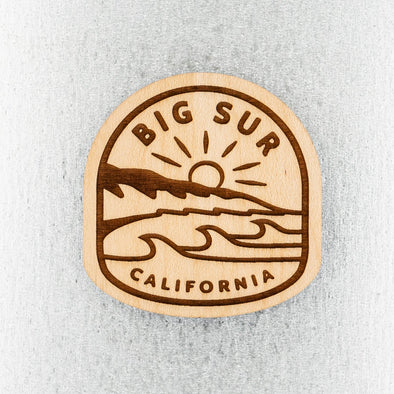 Big Sur Wood Magnet