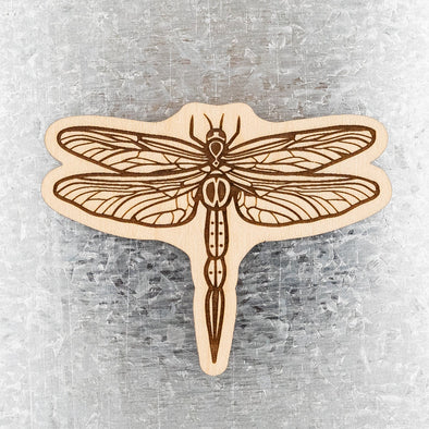 Dragonfly Wood Magnet